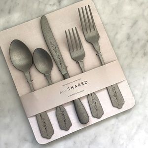 Anthropologie GORGEOUS “better shared” 5 piece place setting